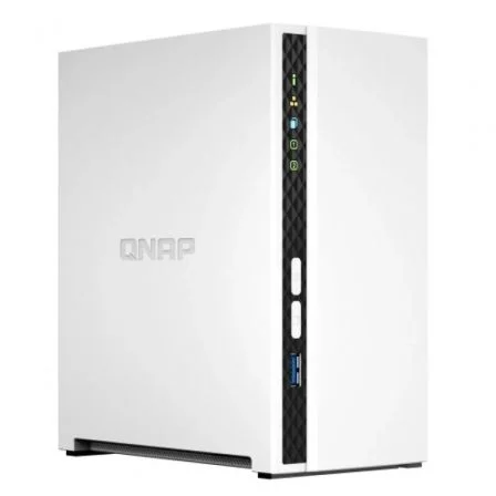 QNAP NAS TS-233 - Torre con 2 Bahías 3.5/2.5, 2GB DDR4, Procesador ARM 4-core, NPU para IA, Nube Privada y Centro Multimedia QNAP NAS TS-233 - Torre con 2 Bahías 3.5/2.5, 2GB DDR4, Procesador ARM 4-core, NPU para IA, Nube Privada y Centro Multimedia